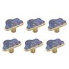 6x Nordic Style Round Nursery Dresser Knobs For Cupboard Door Handles Unique Decorative Door Handle