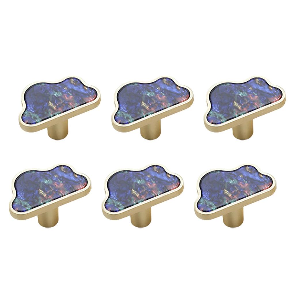 6x Nordic Style Round Nursery Dresser Knobs For Cupboard Door Handles Unique Decorative Door Handle
