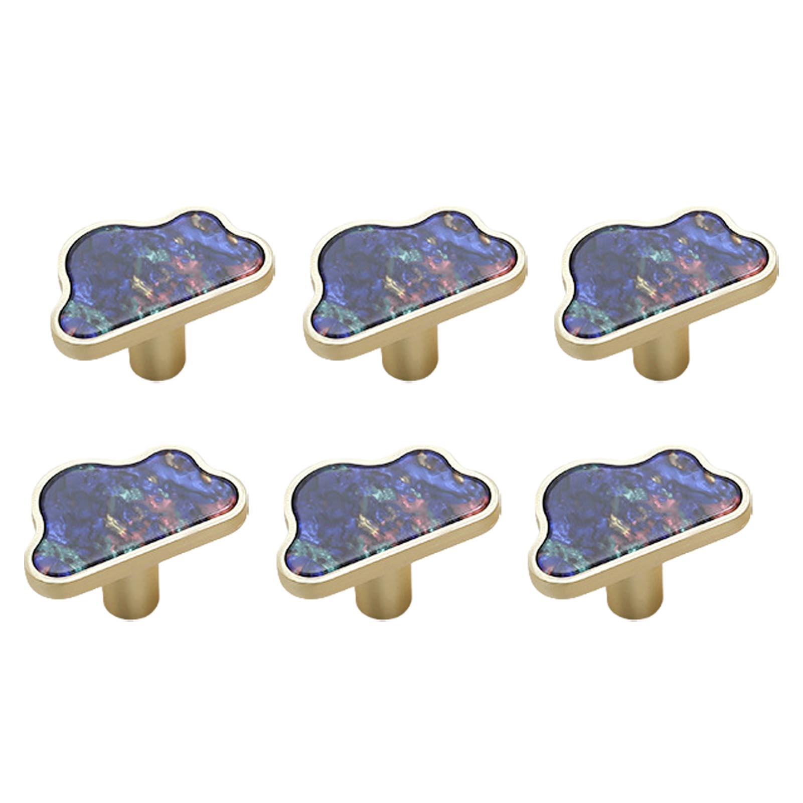 

6x Nordic Style Round Nursery Dresser Knobs For Cupboard Door Handles Unique Decorative Door Handle
