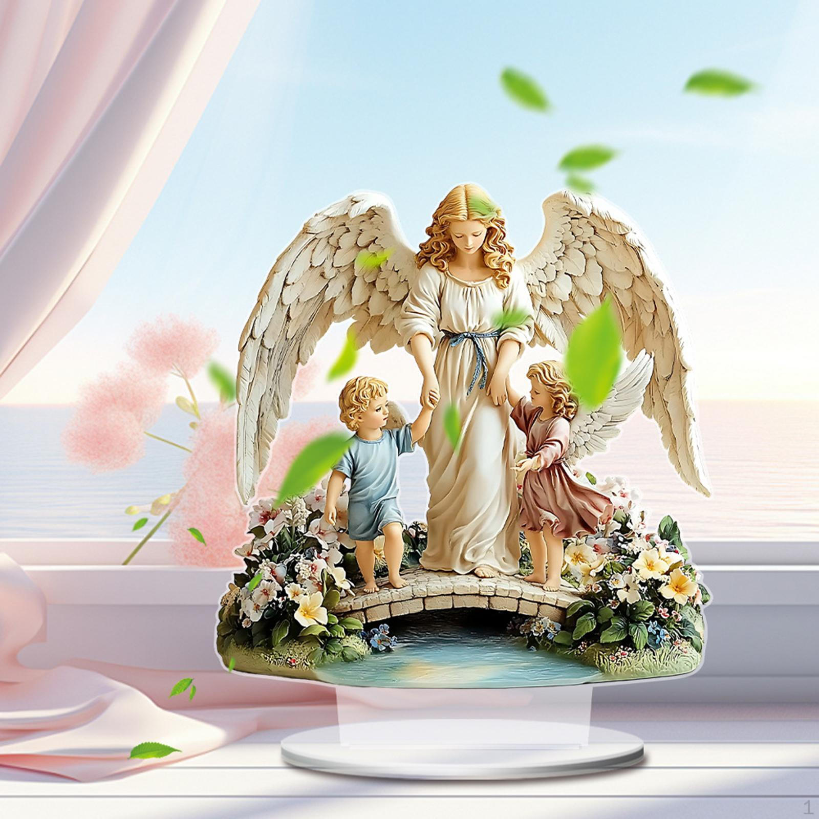 

2D Акриловая вывеска Святое Семейство Орнамент Сцена Макет Сделай сам Рукоделие Религиозный Рождественский декор Настольный Style A