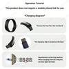 LED Digital Alarm Clock Smart Bracelet Adjustable Snooze-proof Alarm Watches with Run Pedometer Vibrating Alarm Smart Band HT30