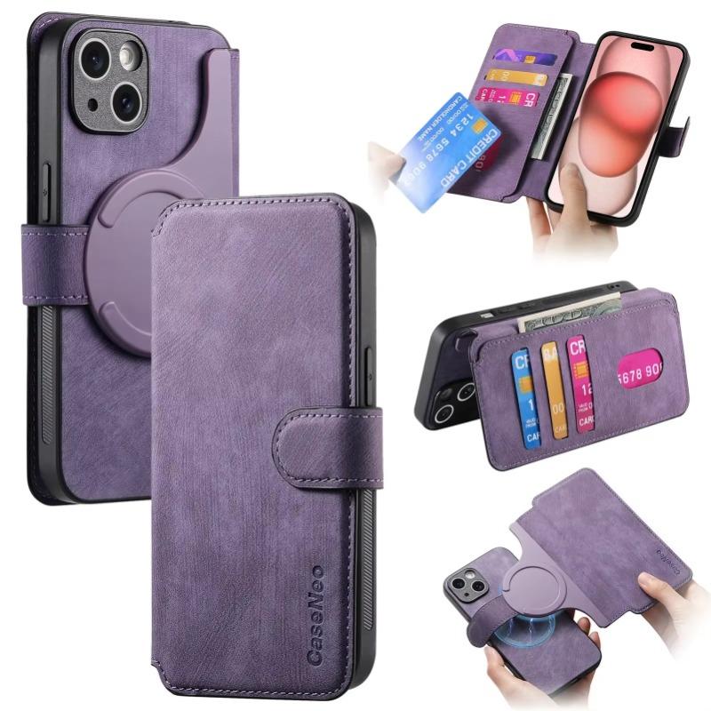 For Magsafe Flip Leather Cover For Xiaomi 14T Pro Removable Magnetic Wallet Card Holder Phone Case for Xiaomi Mi 14 T Pro Bag