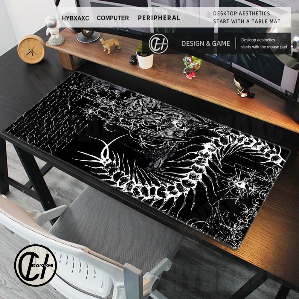 Silent Hill Gothic Gaming Mouse Pad Large Dark Cybersigilism Desk Mat Horror Aesthetic Mousepad Black Castle Skull Art Deskmat