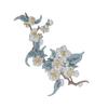 Delicate Flowers Patches DIY Clothes Decoration Sew on Applique Patch 3D Flowers Embroidery Fabric Badge Clothing Decoration