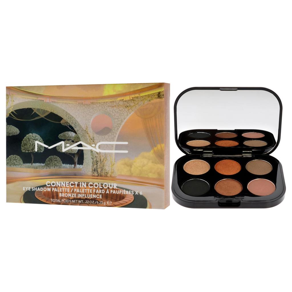MAC Connect In-Color Eyeshadow Palette In Bronze Influence, 6.25g (Parallel Import)