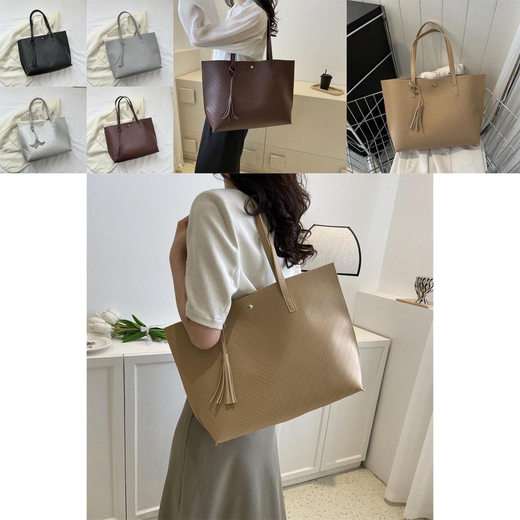 Fashionable Summer Street Style Commuter Tote Bag For Women Pu Leather