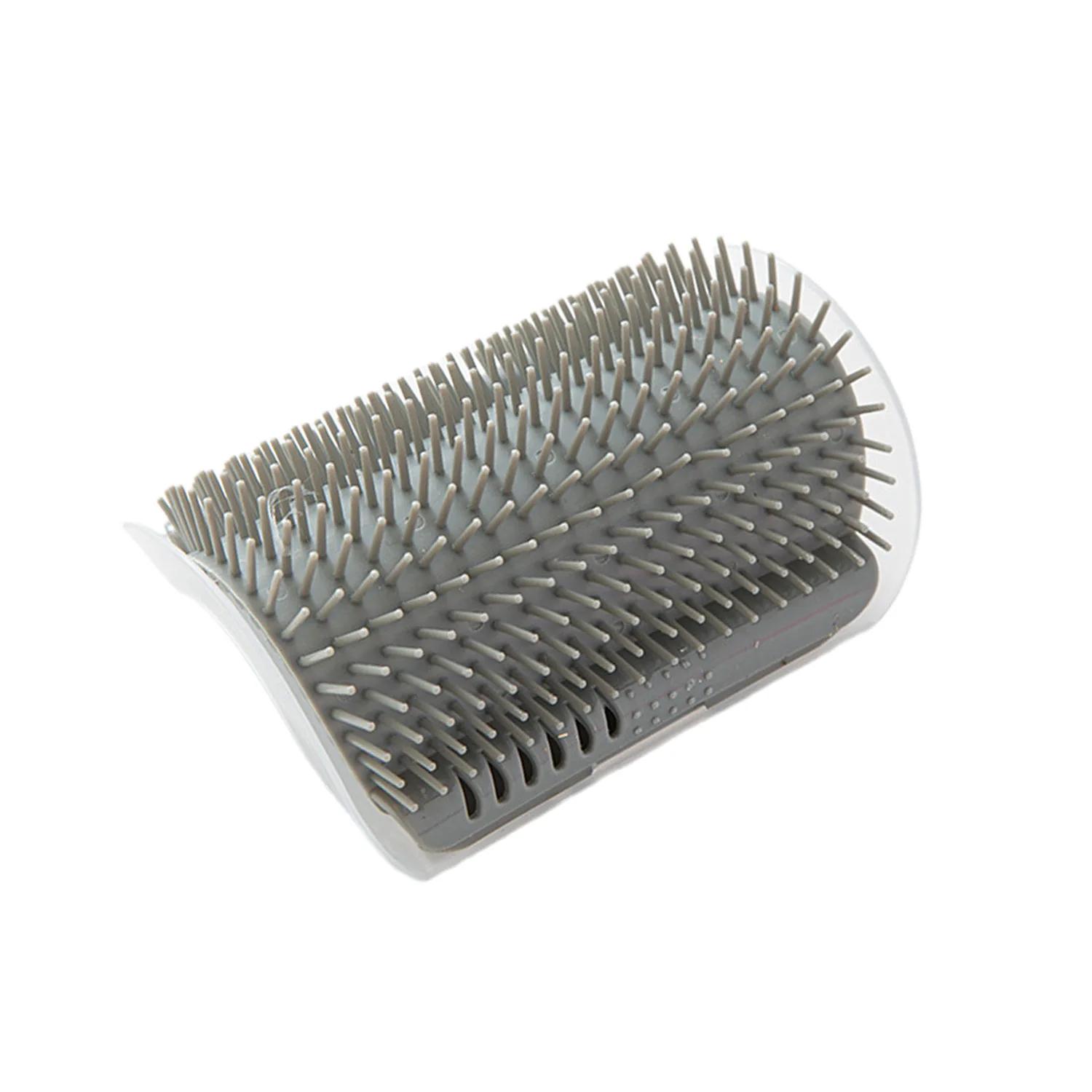 

1PC Cat Scrubs Cat Comb Massage Brush Corner Itch Relief Silicone Pet Products Cat Accessories Pet серый