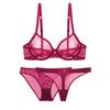 Set di biancheria intima sfoderata in rete Varsbaby 1 reggiseno+2 mutandine