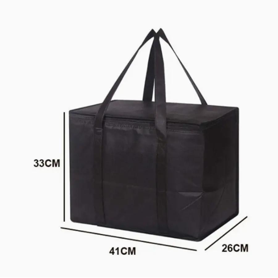 Large Insulated Grocery Bags Reusable Grocery Tote Soft Cooler Bag Hot  Cold Takeout Or Food Delivery Bag Lightweight Foldable