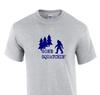 Gone Squatchin T-Shirt Bigfoot Sasquatch Sport Gray Navy Blue Funny Shirt S-5XL