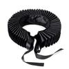 Renaissances Webbing Ruffled Choker Necklace Clown False Collar and Cuffs Set for Theatrical Props and Cosplay Costume