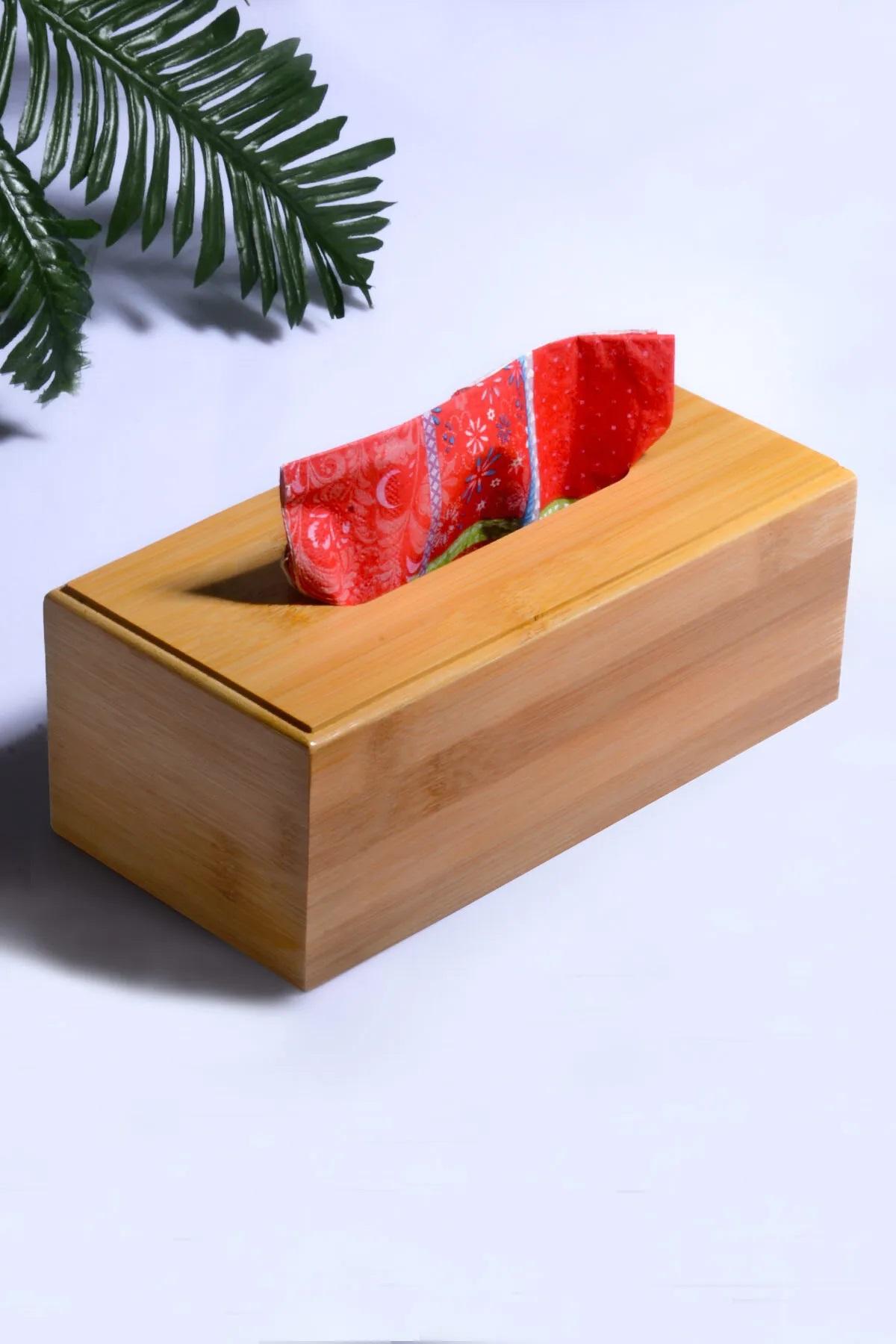 

Держатель для салфеток из бамбуковой бумаги - Коробка для салфеток из бамбука - Держатель для салфеток из бамбука