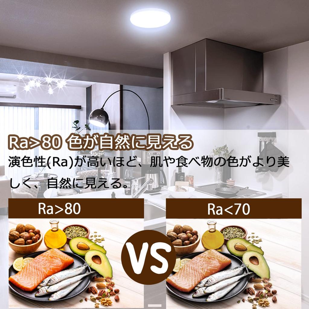 35mm Ultra-Thin LED Ceiling Light, Compact, Hanging Type, 12W, Daylight White, 6000K, Suitable for 4 Tatami Mats (approx. 12 Sq Ft) and