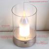 Creative Night Light Romantic Candlelight Restaurant bar Desktop Atmosphere Light Candle Table Lamp Induction Lamp