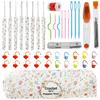 DIY Knitting Tool Set Crochet Hook Set Ergonomic Knitting Needles And Hooks Set for DIY Sweaters Amigurumi And Yarn Crafts