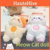 Cute Jinnew Meow Meow Cat Keychain Plush Charms With Pressing Will Make Sound A