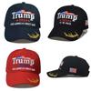 Trump America Take Back Usa Signature 2024 Red Shadow Embroidered Cap Hat