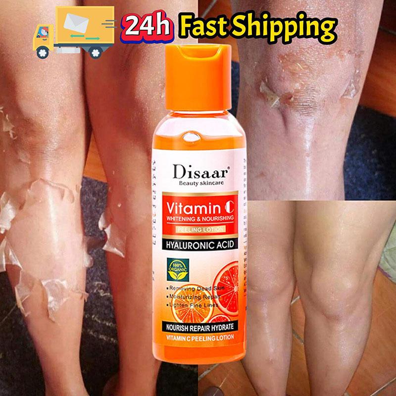 Modimo Gele Peeling Lotion Olie 100% Biologisch Bleken Donkere Huid Exfoli&euml;rend Witmakend Voedend Hyaluronzuur Hydraterend Lichaamsscrub