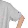 Champion Basic Short Sleeve Crew Neck Sweatshirt with Fleece Lining and Oxford Size XL Men's One-Point Logo, Gray, (C3-Z020)