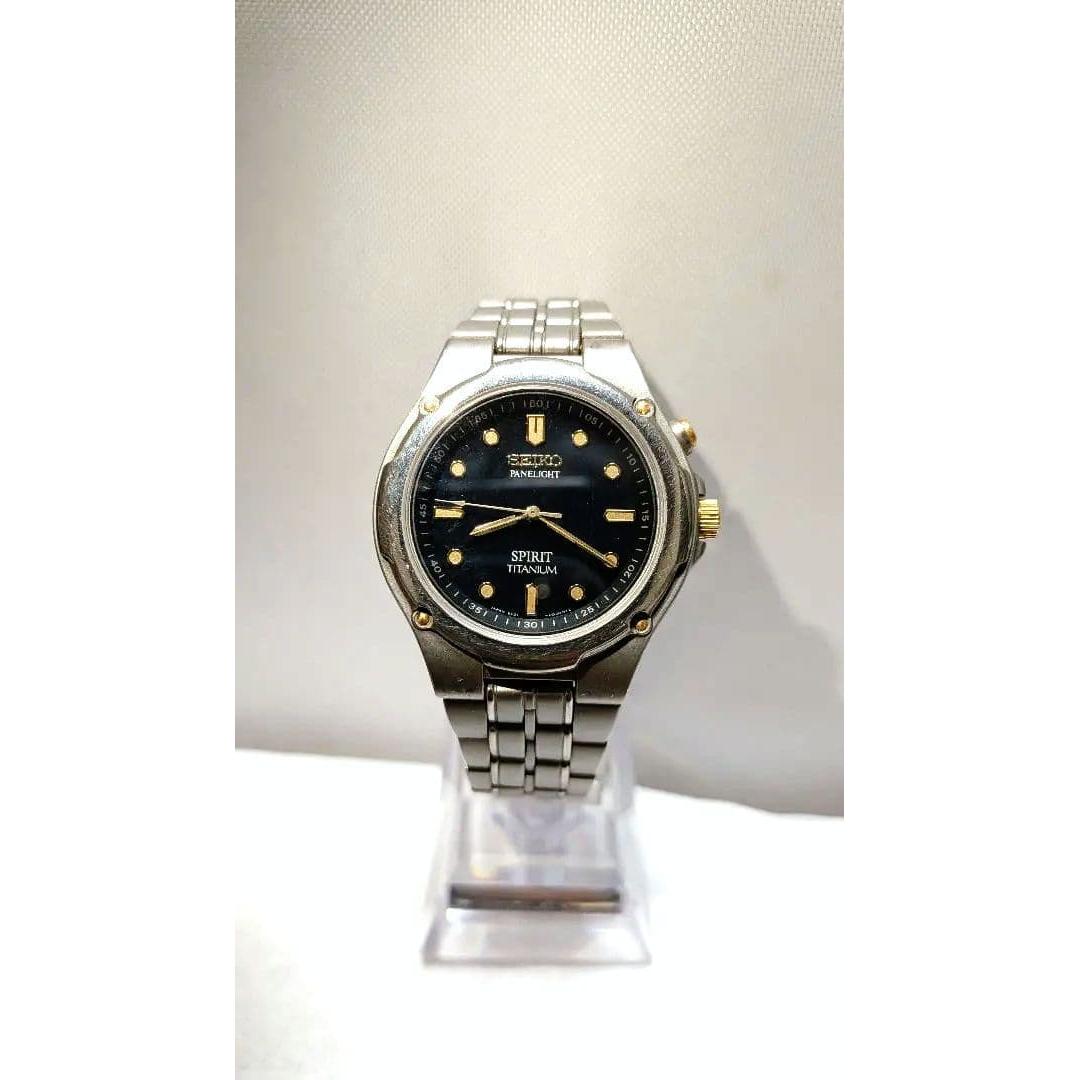 SEIKO SPIRIT TITANIUM PANELIGHT Seiko Rare