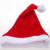 Embroidered Plush Christmas Hats for Adults & Children