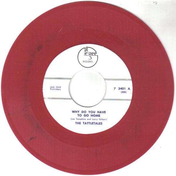 

7inch Record TATTLETALES - Why Do You Have To Go Home 73401 Dee Gee US Jazz Used