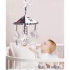 Infant Black And White Rattle Bell Wind Chime Baby Cot Hanging Rotation Bed Bell