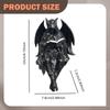Cloak Reader Statue Gothic Decor Crafting Photo Props Resin Horror Figure Ornament for Party