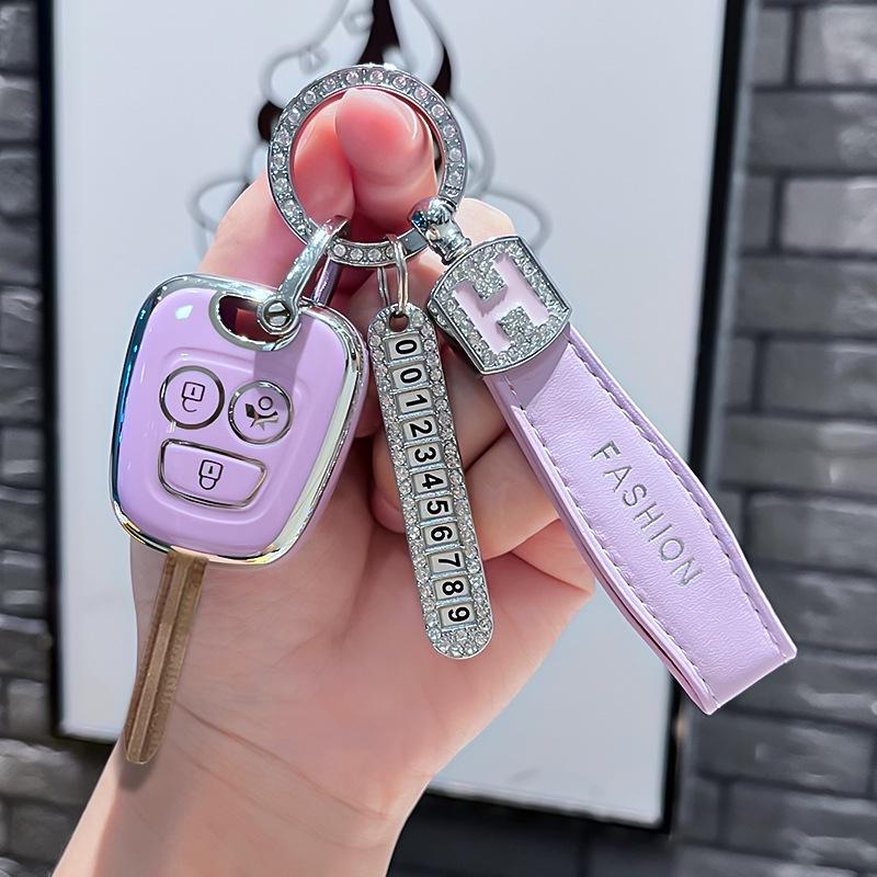 Protective Cover for Original Dongfeng Peugeot Straight Car Key. Suitable for Peugeot 206, 207, 307 Remote Control Keys.