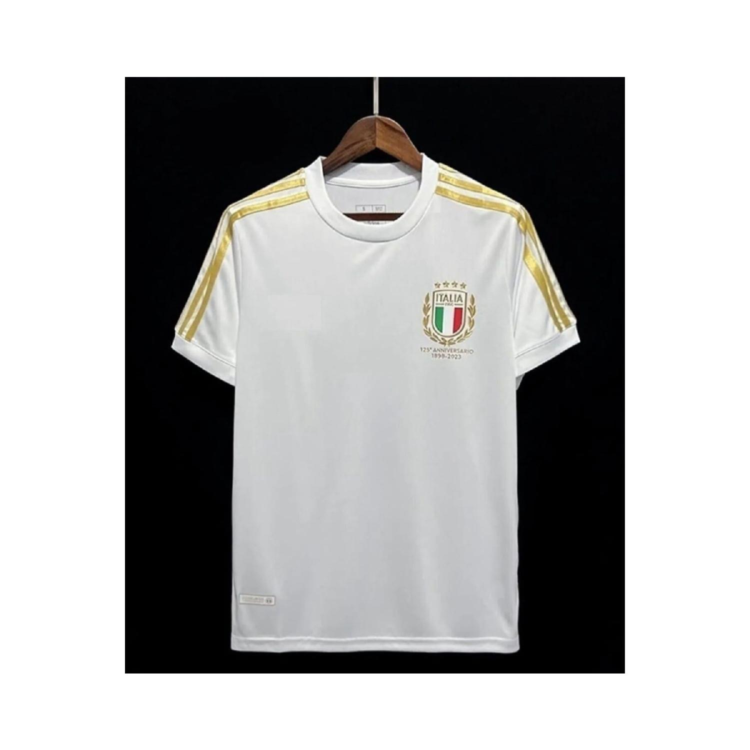 

Белый Джерси специального дизайна в честь 125-летия Италии - S чистый