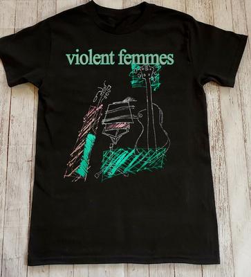 Seltenes Violent Femmes Band T-Shirt Schwarzes Shirt unisex heiß heißes Shirt Unisex T-Shirt