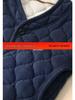Men's Winter Plush Jacket & Pants Set - Thickened Cotton Outerwear for Middle-aged & Elderly Warmth