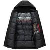 Men Parkas Business Leisure Down Cotton Graphene Cold Proof New Men's Jacket Detachable Hat Cotton Thick Jacket Men's Clothing