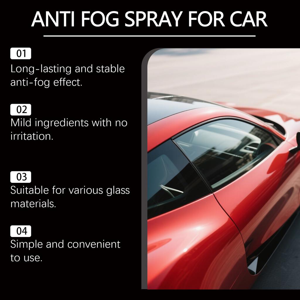 Cars Glass Anti-Rain Spray Auto Water Repellent Coating Agent Removes Stains Oil Film Clear Vision Car Window Anti Fog Spray