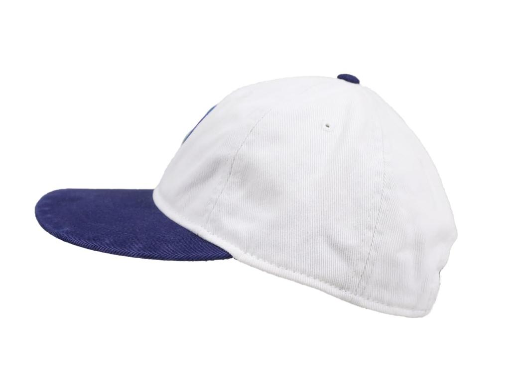Ralph 2 Tone P Logo Vintage Baseball Cap Hat (Polo Lauren) Men's Women's 01080121-WHITE [Item]