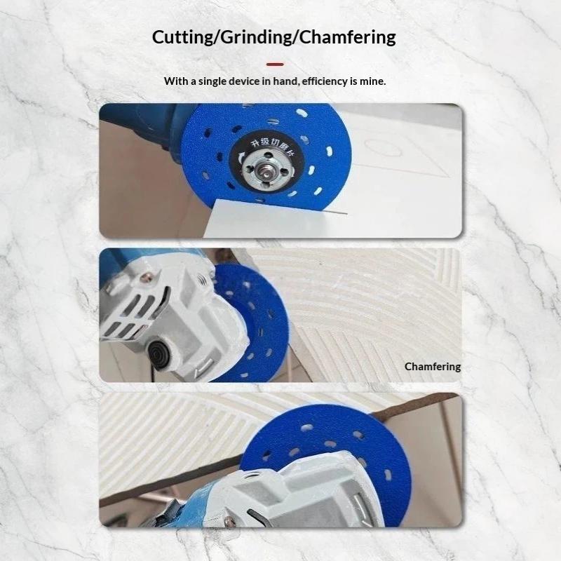 100mm Diamond Saw Blade Multifunctional Cutting Grinding Disc Durable Sharp Cutter Wheel for Tile Stone Metal DIY Projects