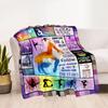 Gymnastics Word Cloud Art Blankets Are Suitable for Living Rooms, Bedrooms, Camping, and Other Places, Making Them an Ideal Choice for Gifts.