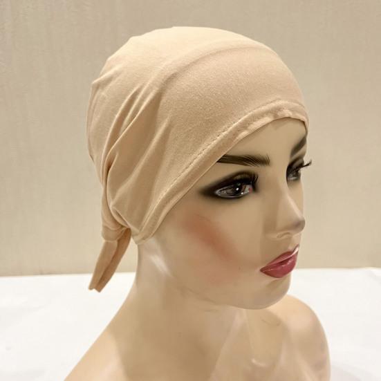 Etnisk stil høy hatt ensfarget knutedesign pustende lett hodeplagg hatt utendørsaktiviteter hodeplagg