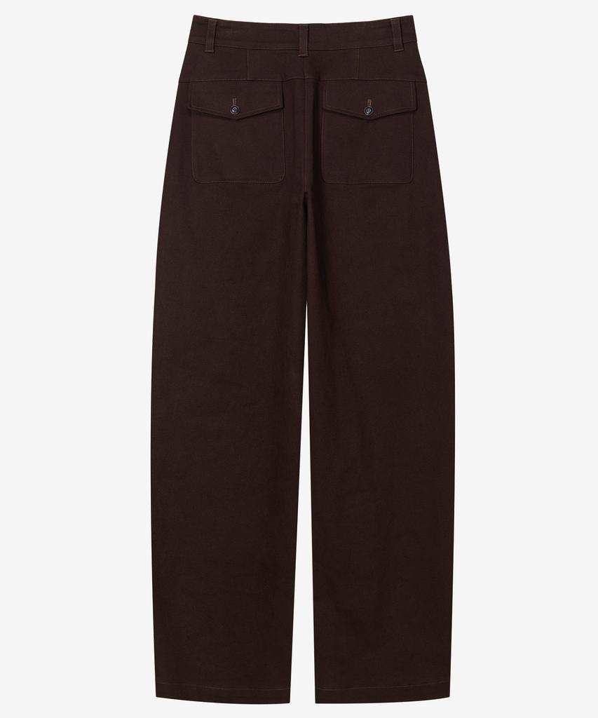 MIND BRIDGE WOMEN [W] Curved Wide Daily Cotton Pants - 2 Colors