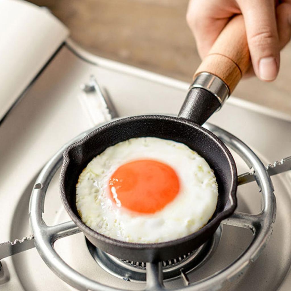 Gusseisen Saucenpfanne und Bratentopf Gusseisen Kleine Saucenpfannen zum Grillen, Schmelzen, Campingkochen & Herdtopf zum Butterschmelzen