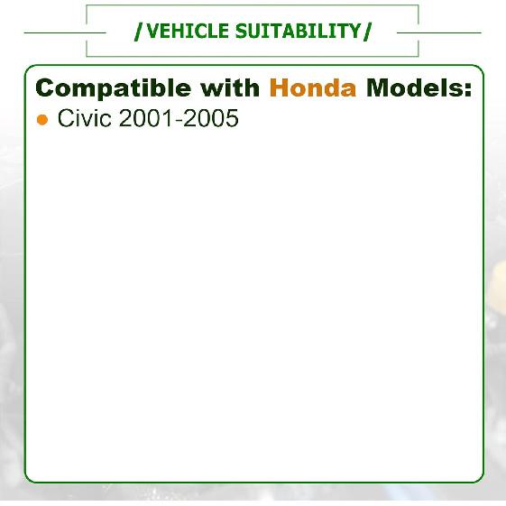 11811-PLC-000 Lower Engine Timing Belt Cover with Gasket Compatible with Honda Civic 2001-2005 1.7L 4 Cyl