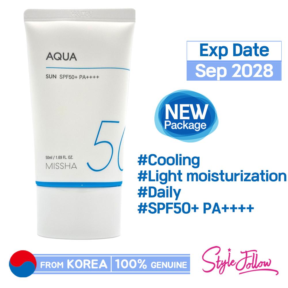

[MISSHA] Солнцезащитный гель Allaround Safe Block Aqua, 50 мл (SPF50 + / PA ++++) 1pc + Sample Gifts