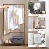 VECELO Clothes Rack with Shelf, Slim, 60cm Wide x 32cm Deep x 134cm High, Clothes Rack, Clothing Rack, Coat Rack, Coat Hanger, Stylish, Large Capacity