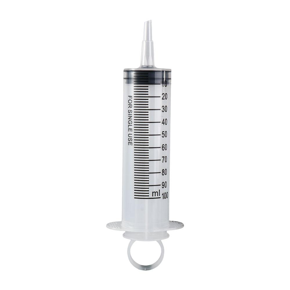Transparent Large Capacity Syringe Reusable with Scale Measuring Syringe Plastic 60/100/200/300/500ML Pet Feeding Syringe