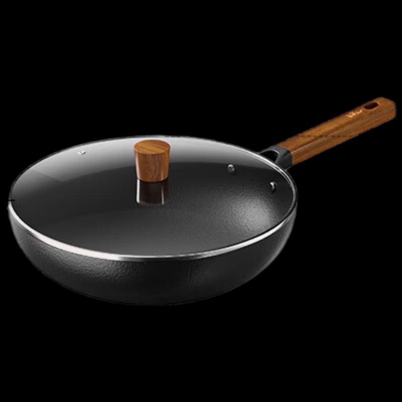 Bear 28cm Hammered Iron Non-stick Wok