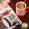 Mug Couple Cup Set Ceramic Cup Mouthwash Cup Household Gift Box Wedding Souvenir Gift Wedding