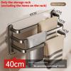 Bathroom Towel Rack Wall Mount Space Aluminum Multilayer Storage For Shower Kitchen Home