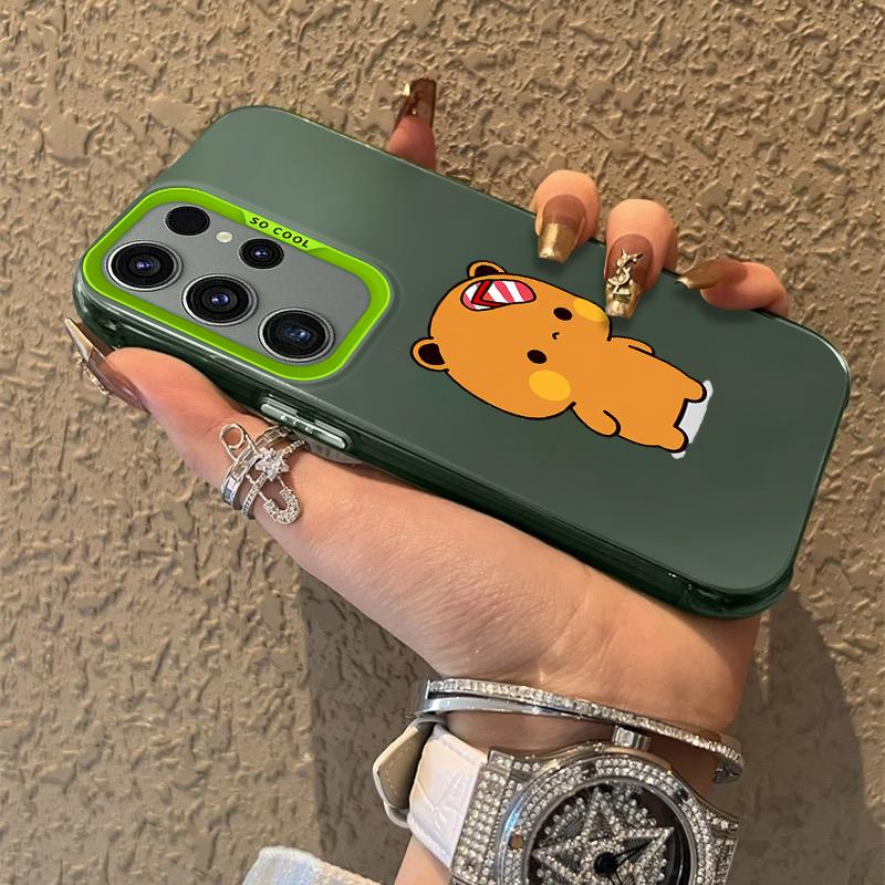 

Funny Cute Yier Bubu Frosted Case for Samsung Galaxy S25 S24 S23 S22 Ultra S21 Plus S20 FE A73 A72 A71 A56 A55 A54 Acrylic Cover Galaxy A50 A50S