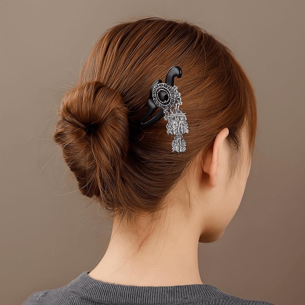 Tassel Chinese Style Hairpin Wood Hanfu Headwear Classical Sandalwood Hair Stick Girls