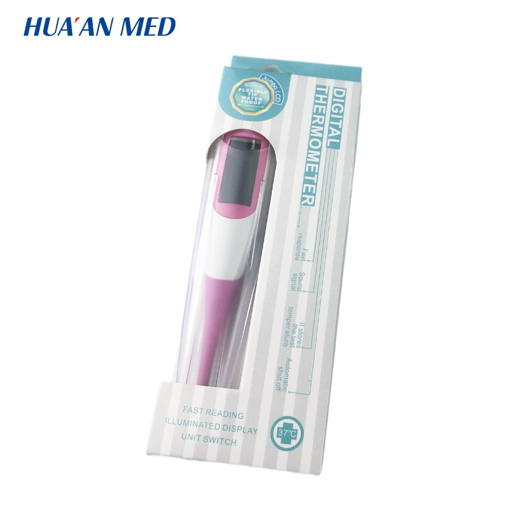 HUAAN Flexible Tip Jumbo Water Resistant Fast Reading Backlight Display Medical Clinical Pen-like Digital Baby Thermometer